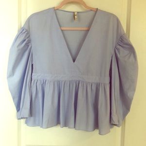 ZARA Puff Sleeve Top